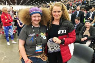 Freja Bond and Julie Payette in Detroit